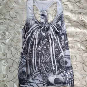 Silky Soft Peacock Feather Top